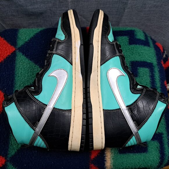 Size 12 - Nike SB Dunk High Premium x Diamond Supply Co. Tiffany 2014 Men - Picture 10 of 16